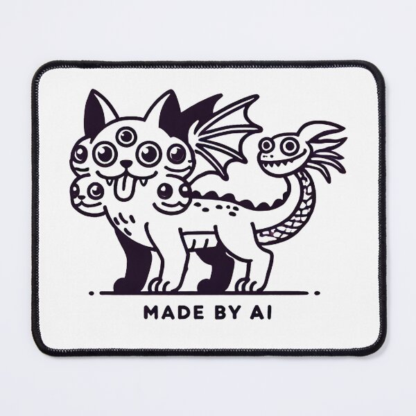 Item preview, Funny AI-Generated Hybrid Creature – Quirky Cartoon Animal Design designed and sold by eh-stuff.