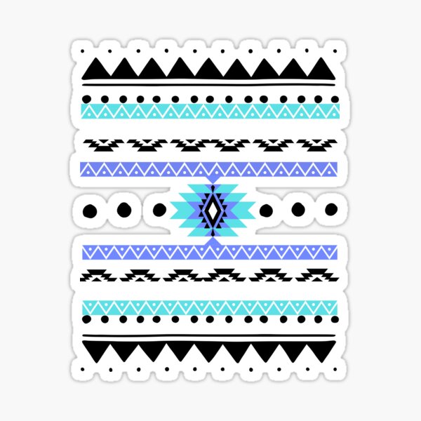 Native patterns Sticker