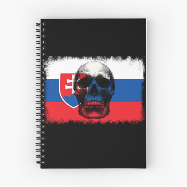 Item preview, SLOVAKIA SKULL FLAG NATION RAREART COUNTRY HALLOWEEN #ogirdor designed and sold by ogirdorgraphics.