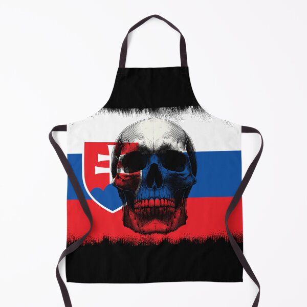 Item preview, SLOVAKIA SKULL FLAG NATION RAREART COUNTRY HALLOWEEN #ogirdor designed and sold by ogirdorgraphics.