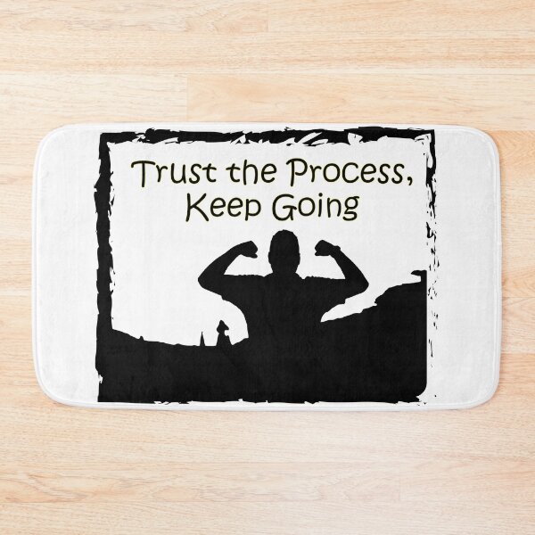 Item preview, Trust the Process, Keep Going – Motivational Typography designed and sold by World-Shop25.