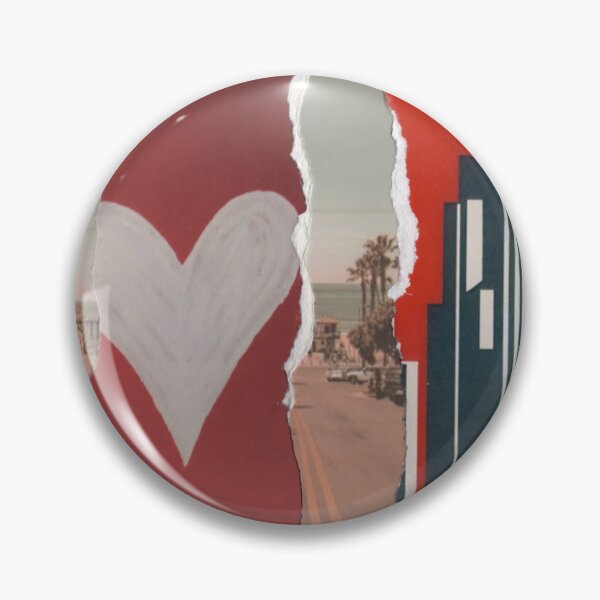 Item preview, We love L.A. ripped paper art designed and sold by Deb Puzzledrobots.