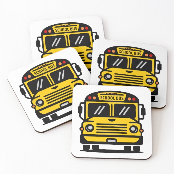 Item preview, Yellow School Bus Front View designed and sold by theartfulaspie.