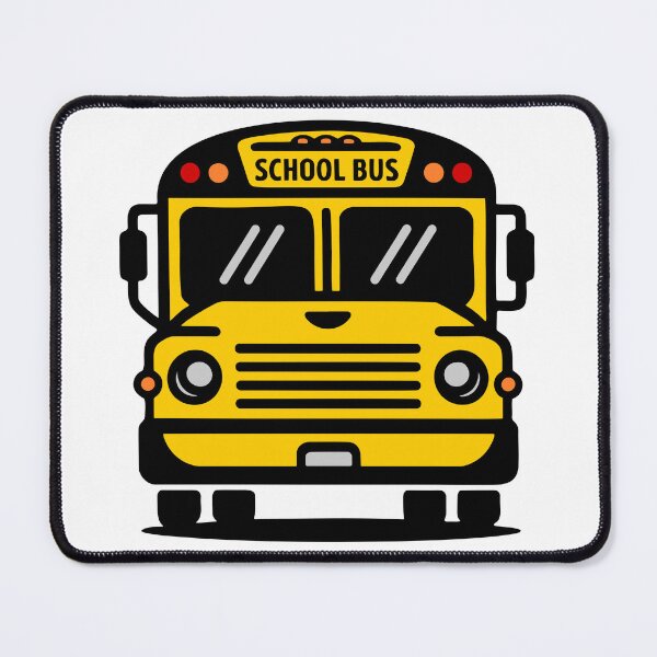 Item preview, Yellow School Bus Front View designed and sold by theartfulaspie.