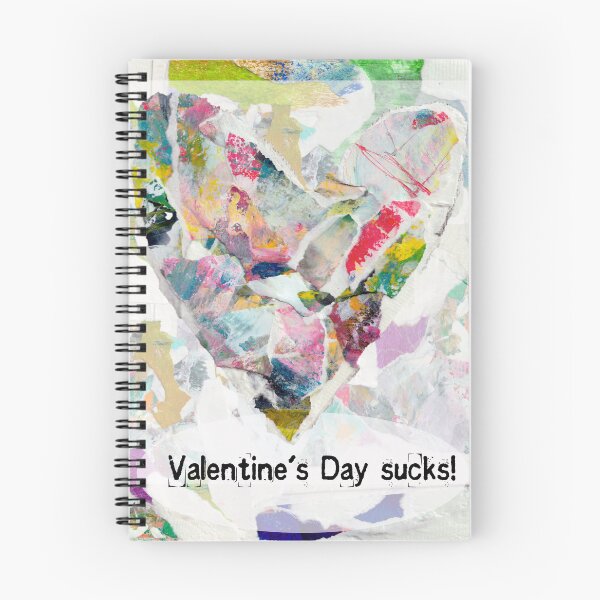 Item preview, Valentine's Day Sucks Greeting Card Art designed and sold by KATHLEEN TENNANT ART.