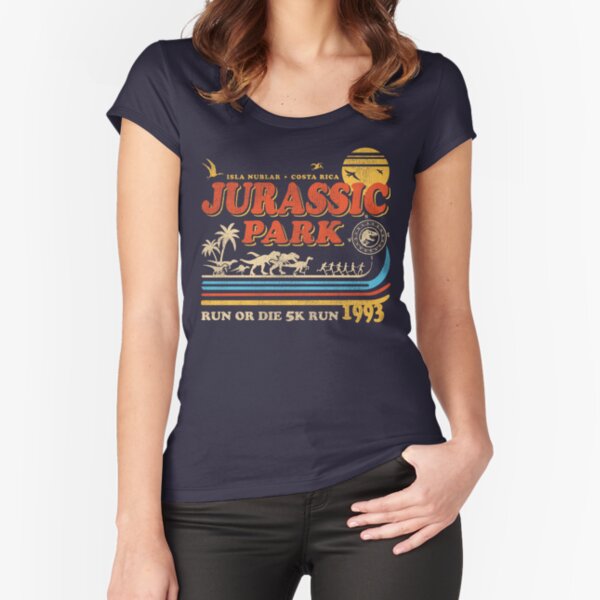 Item preview, Dinosaur Park Run or Die 1993 Worn designed and sold by Alema Art.