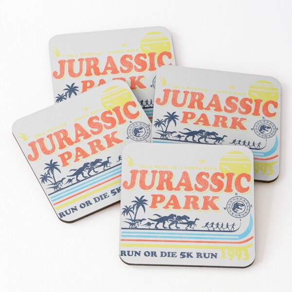 Item preview, Dinosaur Park Run or Die 1993 Worn Lts designed and sold by Alema Art.
