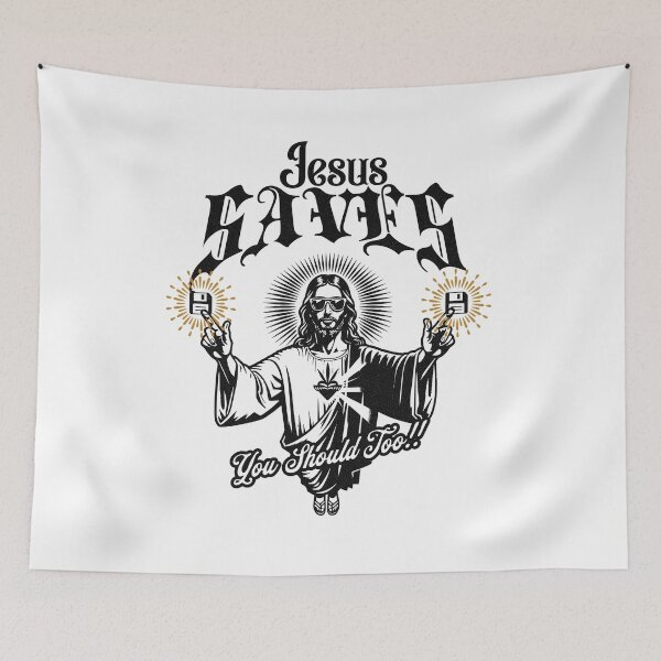 Item preview, Jesus Saves designed and sold by DansDZigns.