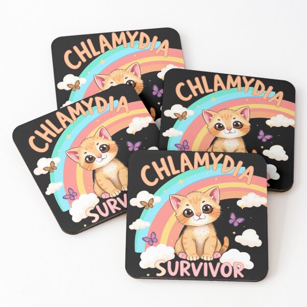 Item preview, Chlamydia Survivor - Funny and Cute Cat Design designed and sold by haitrieuic96.