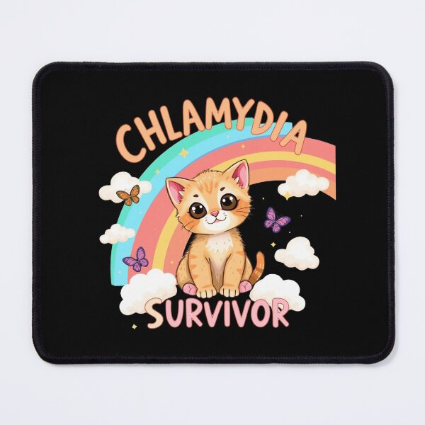 Item preview, Chlamydia Survivor - Funny and Cute Cat Design designed and sold by haitrieuic96.