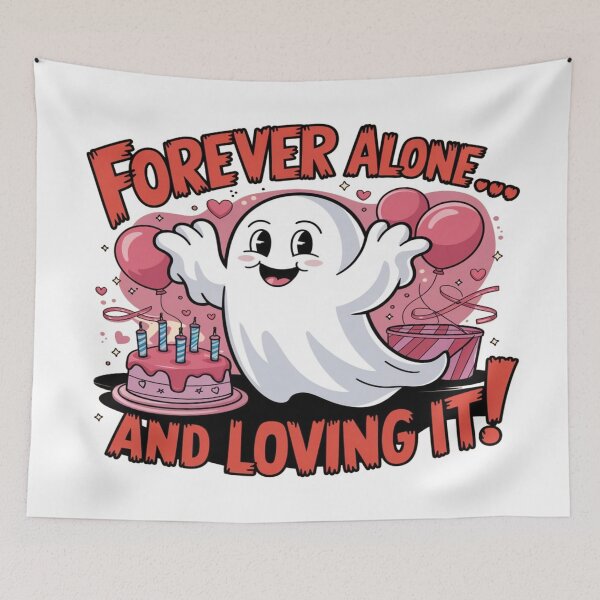 Item preview, VALENTINES DAY HORROR- Forever Alone… And LOVING IT! designed and sold by Rajasekar.