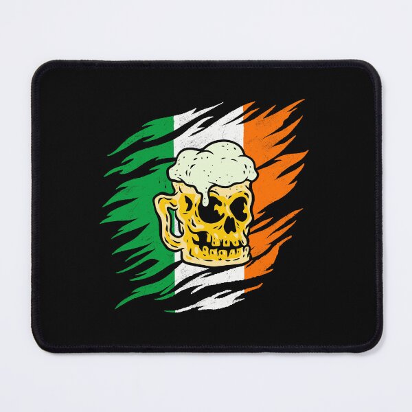 Artikelvorschau, Lustiges Skelettbier: Irish Flag Skull Brew entworfen und verkauft von ImaginarStore.