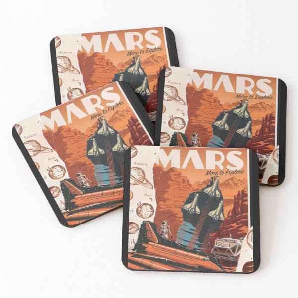 Item preview, Explore mars  designed and sold by Deb Puzzledrobots.