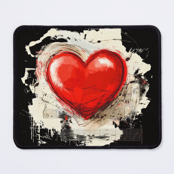 Item preview, Music Heart Love designed and sold by K-ART-STUDIO.
