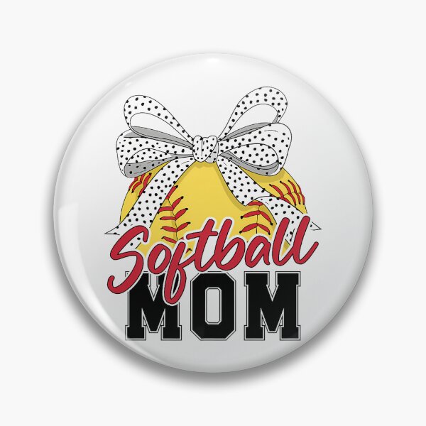 Artikelvorschau, Softball Mama Coquette Bogen Kunst für Frauen Retro Softball Mama Premium entworfen und verkauft von facegm.