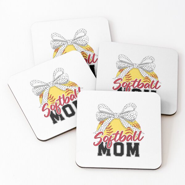Item preview, Softball Mama Coquette Bow Art For Women Retro Softball Mom Premium designed and sold by facegm.
