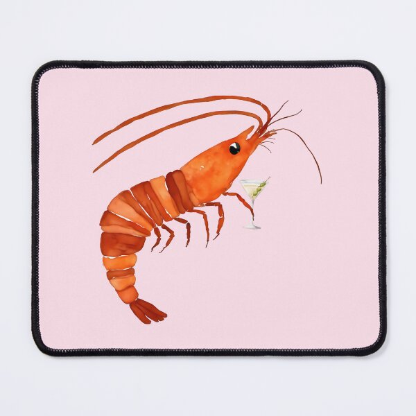 Item preview, Martini Shrimp - Watercolor Art, Shrimp Tini, Cocktail designed and sold by Magnolia Valley Art.