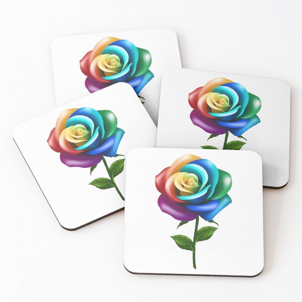 Item preview, Rainbow Pride Rose – LGBTQ+ Art Design designed and sold by Travelslightly.
