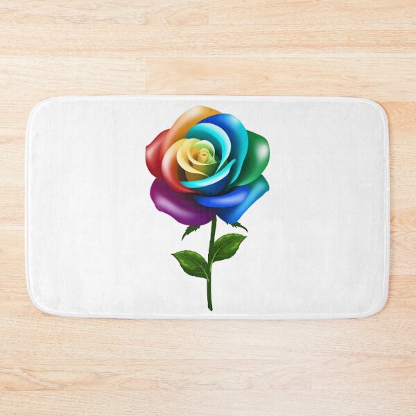 Item preview, Rainbow Pride Rose – LGBTQ+ Art Design designed and sold by Travelslightly.