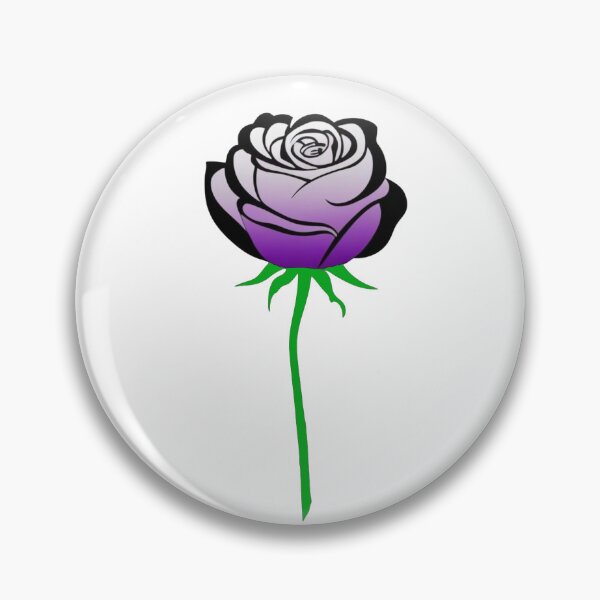 Item preview, Asexual Pride Rose – LGBTQ+ Art Design designed and sold by Travelslightly.