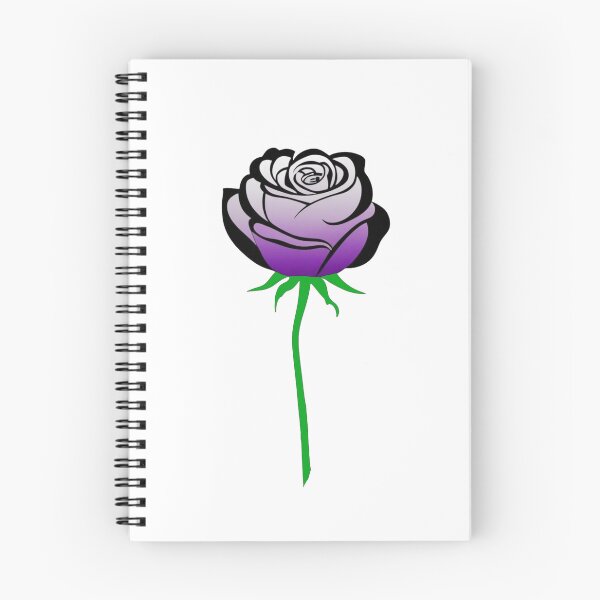 Item preview, Asexual Pride Rose – LGBTQ+ Art Design designed and sold by Travelslightly.