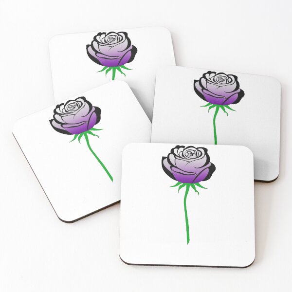 Item preview, Asexual Pride Rose – LGBTQ+ Art Design designed and sold by Travelslightly.