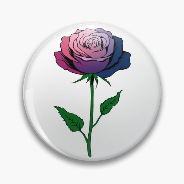 Item preview, Bisexual Pride Rose – LGBTQ+ Art Design designed and sold by Travelslightly.