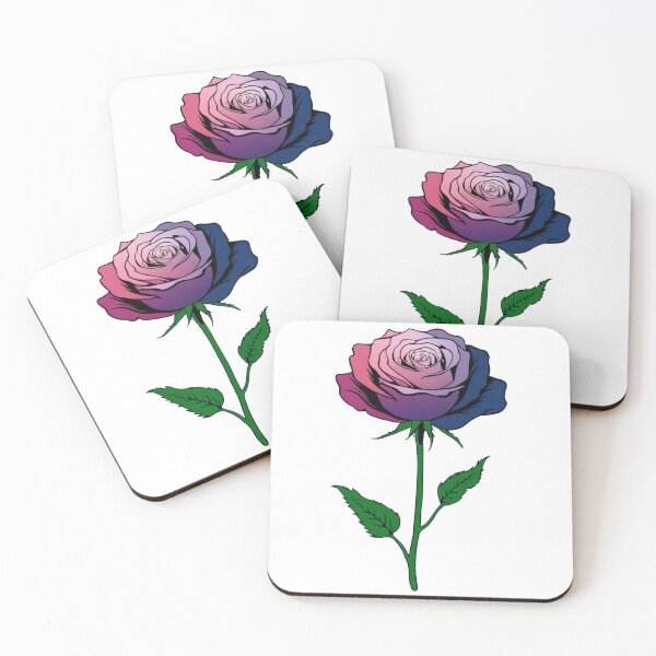 Item preview, Bisexual Pride Rose – LGBTQ+ Art Design designed and sold by Travelslightly.