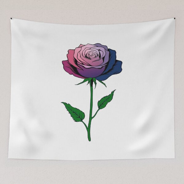 Item preview, Bisexual Pride Rose – LGBTQ+ Art Design designed and sold by Travelslightly.