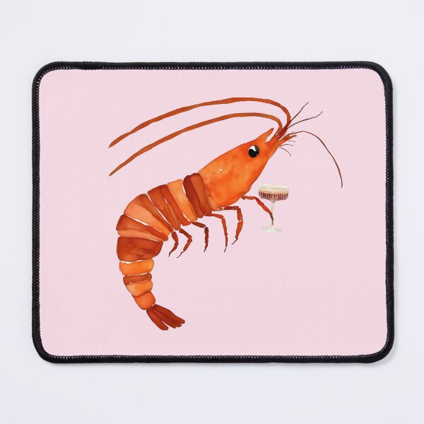 Item preview, Espresso Martini Shrimp - Watercolor Art, Shrimp Tini, Cocktail designed and sold by Magnolia Valley Art.