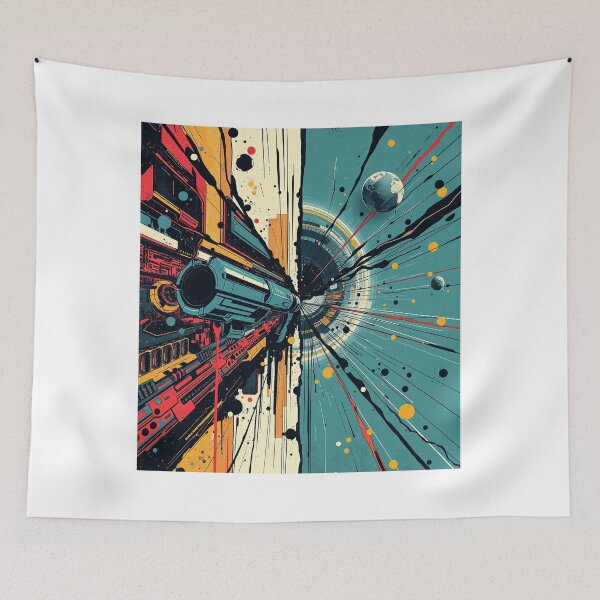 Item preview, Cosmic Divide: A Futuristic Sci-Fi Abstraction designed and sold by Arts Unlimited.