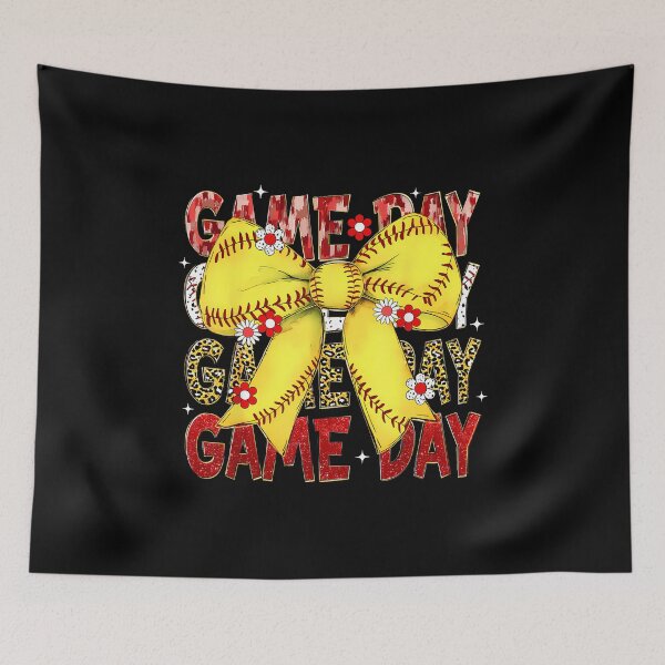 Item preview, Softball Coquette Game Day Softball Mama Softball Lover designed and sold by facegm.