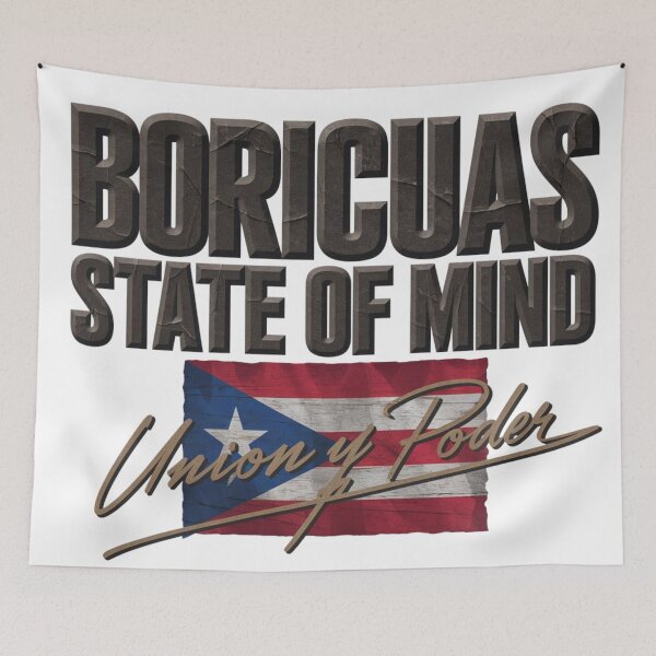 Item preview, BORICUAS STATE OF MIND LOGO #12 designed and sold by Boricuas Incorporated.