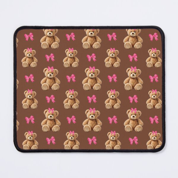 Item preview, Teddy bear and pink bow designed and sold by Topmel.