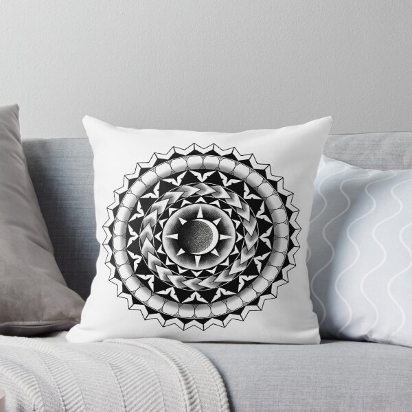 Aperçu de l'œuvre Mandala Soleil et Lune créée et vendue par Rangelo.