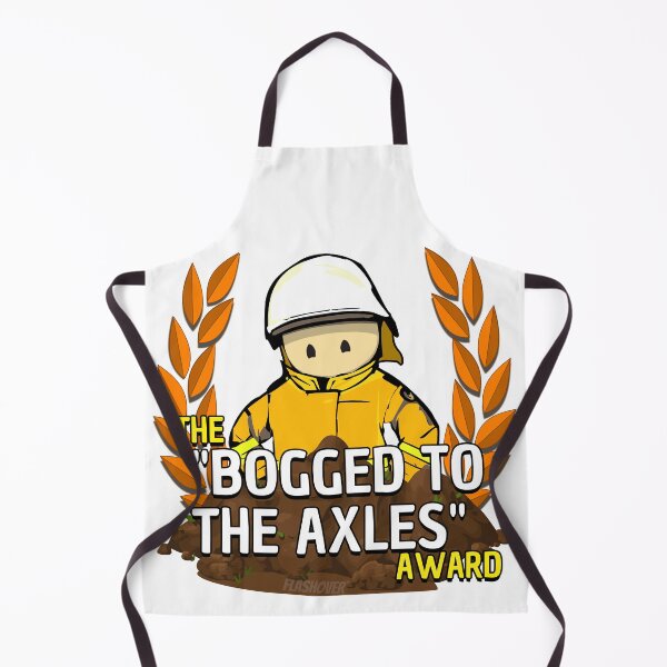 Item preview, The Bogged to the Axles award (White Helmet) designed and sold by Flashover.