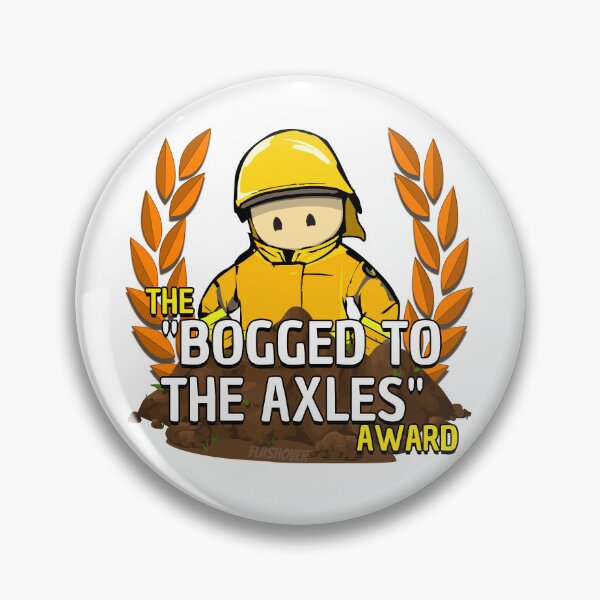 Item preview, The Bogged to the Axles award (Yellow Helmet) designed and sold by Flashover.