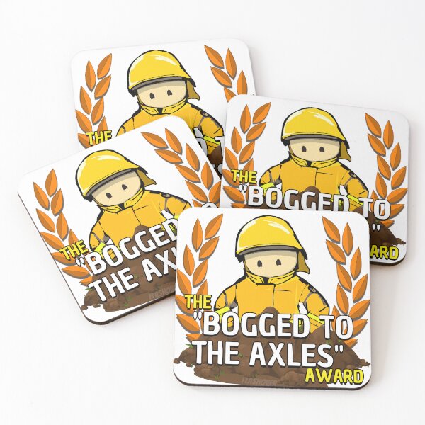 Item preview, The Bogged to the Axles award (Yellow Helmet) designed and sold by Flashover.
