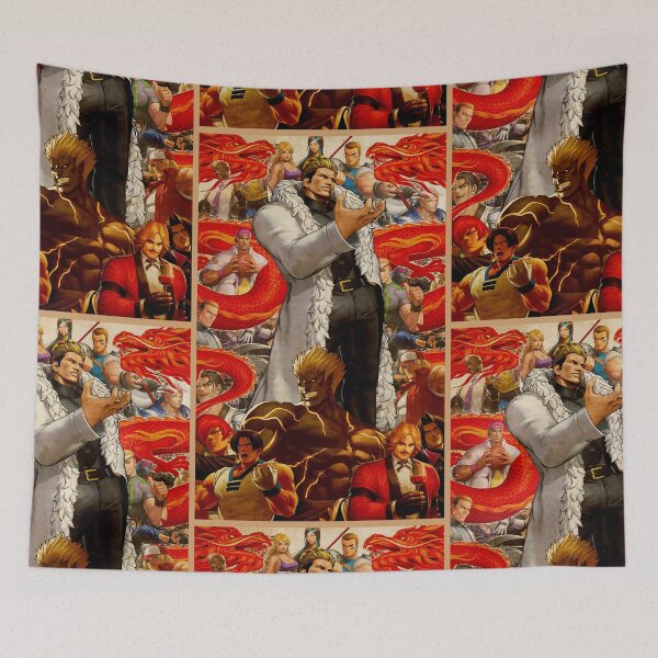 Item preview, Ryuji Yamazaki Arcade Retro King of Fighters Gaming Art designed and sold by Back2Collage.