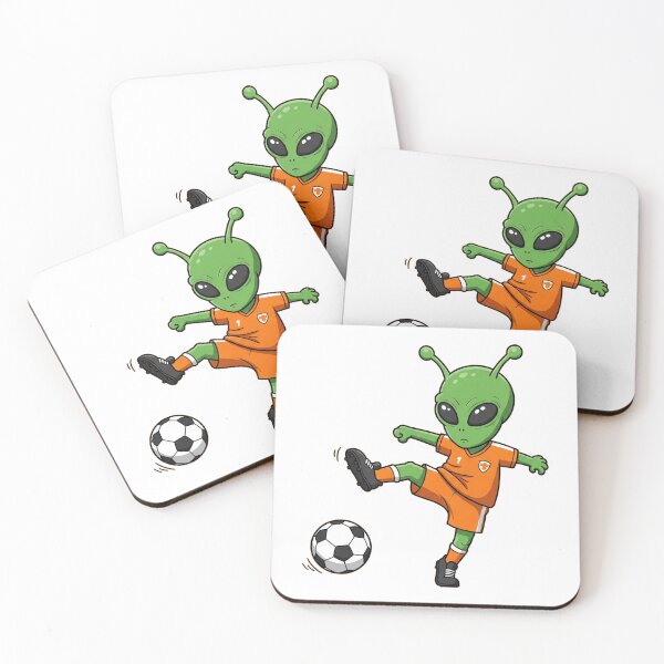 Item preview, Fútbol extraterrestre verde. designed and sold by ThirtyNumber.