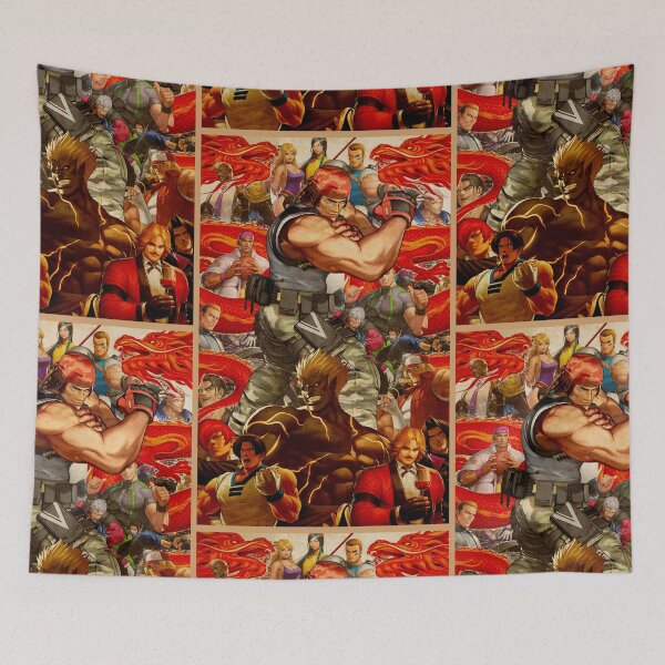 Item preview, Ralf Jones Arcade Retro King of Fighters Gaming Art designed and sold by Back2Collage.
