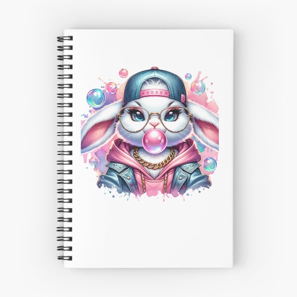 Item preview, Cool Bunny Blowing a Bubble Gum Easter Day designed and sold by diyoor.