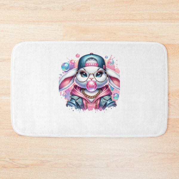 Item preview, Cool Bunny Blowing a Bubble Gum Easter Day designed and sold by diyoor.