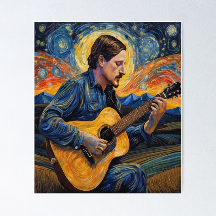  "Psychedelic Soundscape: Sturgill Simpson's Musical Fusion" Sticker