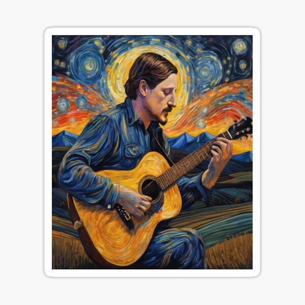 Item preview,  "Psychedelic Soundscape: Sturgill Simpson's Musical Fusion" designed and sold by Artisticanvas.