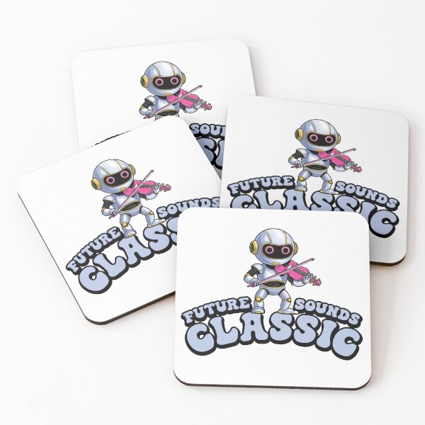 Item preview, Robot Playing a Violin with caption FUTURE SOUNDS CLASSIC. designed and sold by ArthousePromos.