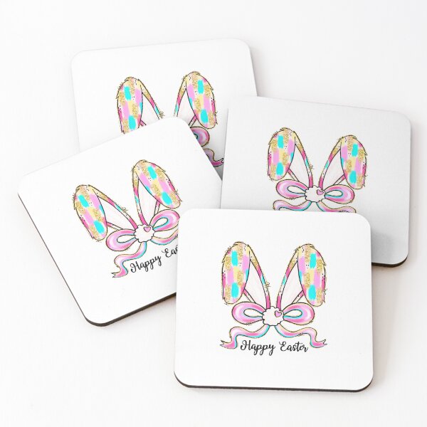Item preview, Easter Bunny Coquette Bow Happy Easter Girls Women designed and sold by diyoor.