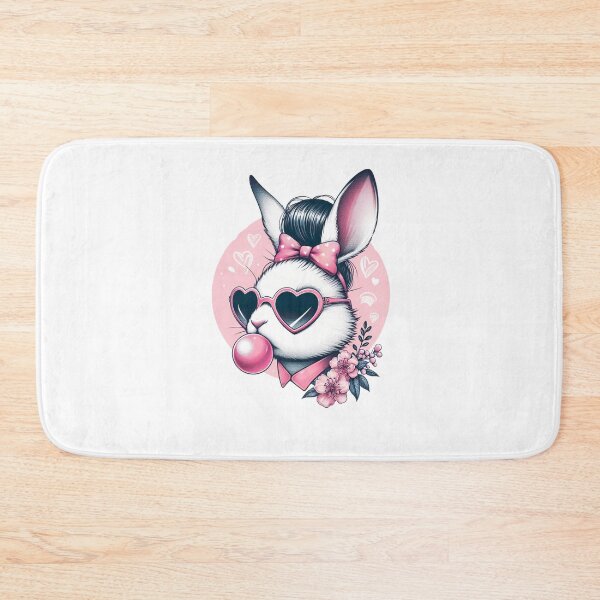 Item preview, Easter Bunny Face Heart Glasses And Bubblegum designed and sold by diyoor.