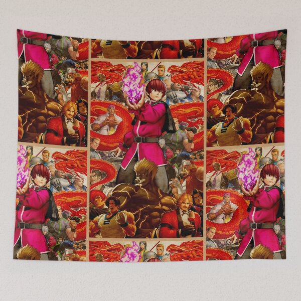 Item preview, Orochi Chris Arcade Retro King of Fighters Gaming Art designed and sold by Back2Collage.