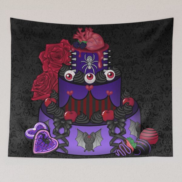 Item preview, Valloween Cake (purple & red) designed and sold by Miss Lunaria.
